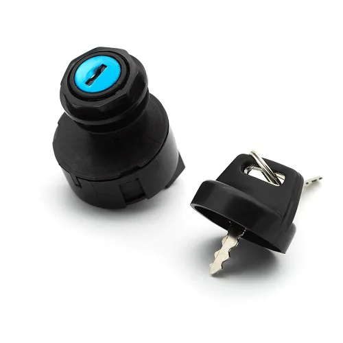 Vista 3 de Llave de bloqueo de interruptor de encendido PROCNC para motocicleta Yamaha DT100 DT125 DT175 DT250 XT250 de 4 agujeros