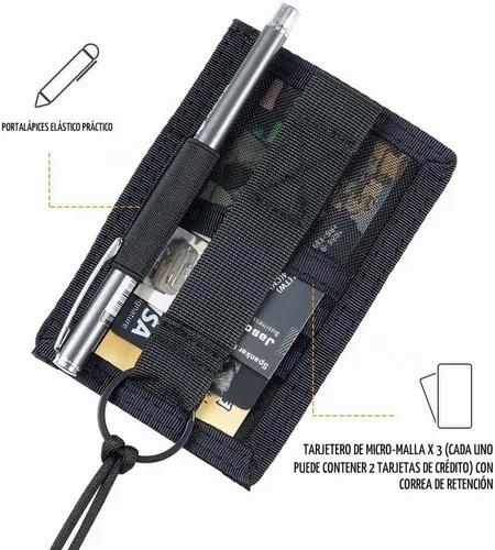 Vista 4 de EXCELLENT ELITE SPANKER - Soporte para tarjetas de identificación táctico Negro