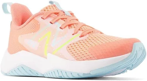 Vista 4 de New Balance, Rave Run V2 - Tenis unisex con cordones, para niños