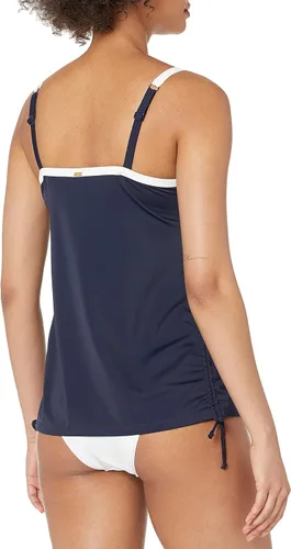 Vista 2 de Panache Catarina - Tankini ajustable con aros laterales (SW1351)