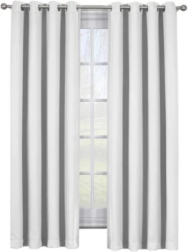 Vista 10 de Royal Bedding Ava - Cortina opaca con ojales superiores, panel de cortina opaca de triple tejido, cortina con lazo, panel individual, 46 pulgadas