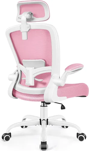 Vista 17 de FelixKing Silla de Oficina, Silla de Escritorio con Soporte Lumbar Ajustable, Silla de Computadora Ergonómica con Respaldo Alto y Respaldo