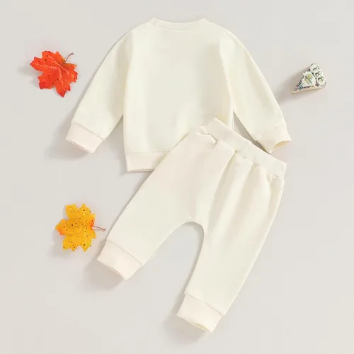 Vista 63 de Karwuiio Conjunto de disfraz de Halloween para bebé, sudadera de manga larga y pantalones para otoño
