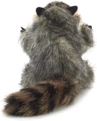 Vista 2 de Folkmanis Mini marioneta de dedo mapache, gris, 1 EA