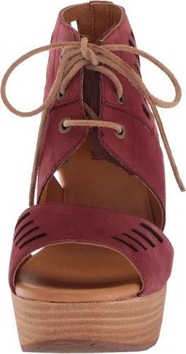 Vista 2 de Caterpillar Alma Ghillie Tie Platform Wedge Sandalia para mujer