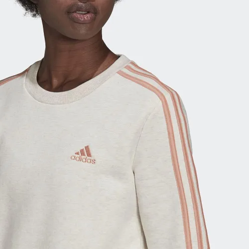 Vista 33 de adidas Sudadera Essentials de forro polar con 3 rayas para mujer