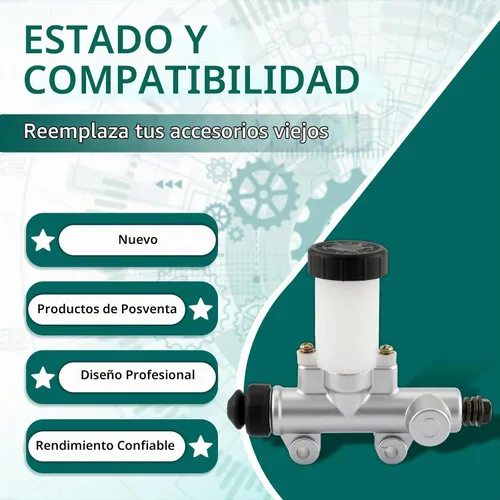Vista 5 de AUTOKAY Hammerhead 80T TrailMaster MID 6.000.305 XRS XRX Cilindro Maestro de Freno de Go Kart