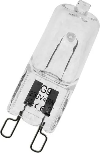 Vista 2 de Bombilla halógena 10PCS G9 T4 230V 40W base bi-pin bombillas halógenas blancas cálidas