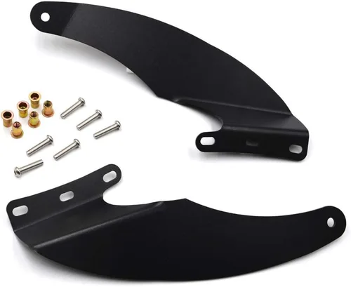 Vista 4 de Barra de luz LED curvada de 52 pulgadas, soportes de montaje para parabrisas de techo superior compatibles con Dodge Ram 1500 2500 1994-2001