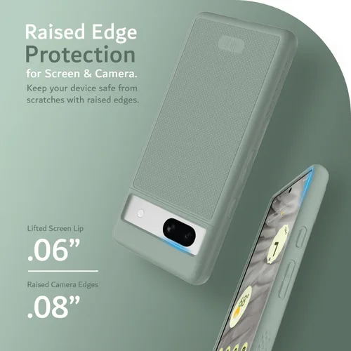 Vista 6 de TUDIA MergeGrip [Compatible con Magsafe] Funda para Google Pixel 7a 2023, [Probada contra caídas de grado militar] Borde elevado para protección