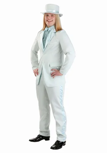 Vista 5 de Disfraz de Esmoquin Azul Celeste para Hombre Multicolor