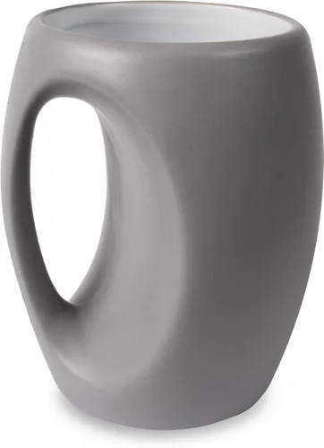 Vista 3 de Pavilion Gift Company Taza de 16 onzas, color gris