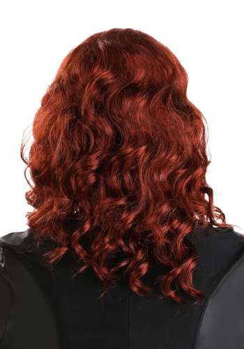 Vista 4 de Peluca de disfraz Marvel Black Widow para mujer Multicolor