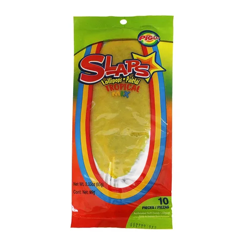 Vista 11 de Dulces Pigui - Paletas cachetada sabor tamarindo azul, dulce mexicano (10 paletas)