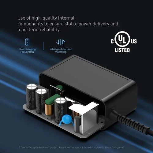 Vista 2 de [Listado UL] KFD Adaptador de CA Cargador Cable de alimentación conmutada para Jawbone Big-Jambox Speaker: J2011 J2011-03 02 01 J2011-03-US