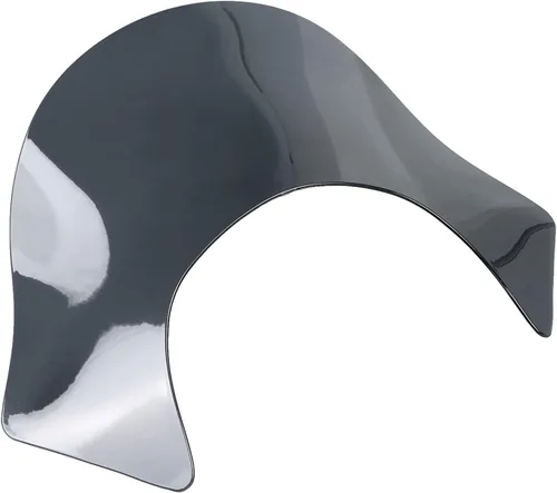 Vista 8 de Parabrisas de carenado de labio ahumado compatible con Harley Dyna Sportster Softail