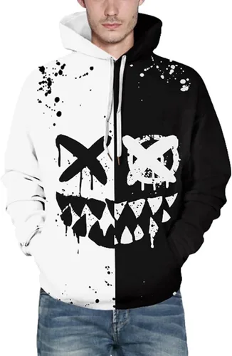 Vista 4 de Chaos World Men's Novelty Hoodie Realistic 3D Print Sweatshirt Unisex Top Casual Pullover