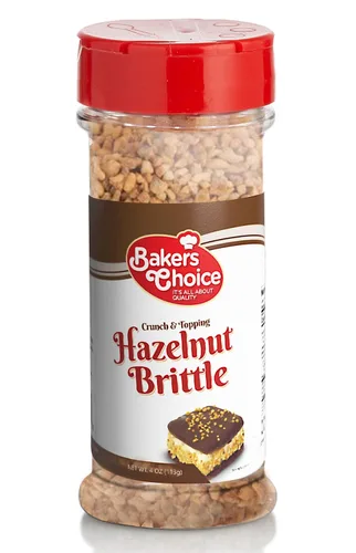 Vista 10 de Baker's Choice Almond Brittle Crunch - Cobertura de helado de postre de nuez - Para helado, helados, cupcakes o batidos - Sin lácteos, Kosher - 4