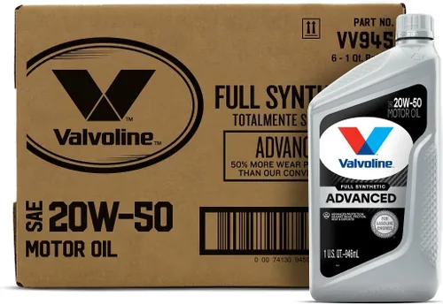 Vista 237 de Valvoline SynPower Full aceite sintético para motor, 1 Cuarto de galón, Ambar