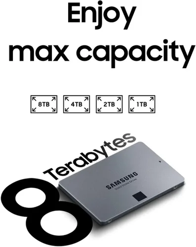 Vista 12 de SAMSUNG 870 QVO SATA III SSD 2TB 2.5" Unidad de Estado Sólido Interna, Actualiza la Memoria y Almacenamiento de PC de Escritorio o Portátil