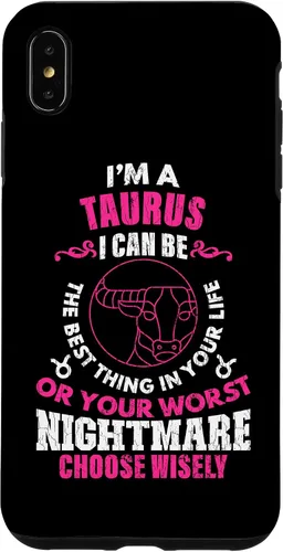 Vista 11 de Funda gráfica para iPhone 13 Pro Max con signo zodiacal divertido soy un tauro