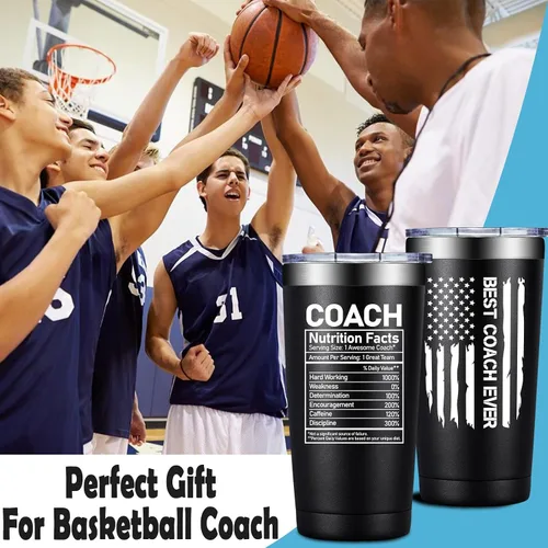 Vista 7 de Grifarny Regalos de Entrenador para Hombres, Mujeres - Vaso Tumbler del Mejor Entrenador de Todos los Tiempos 20 oz - Regalos de Apreciación