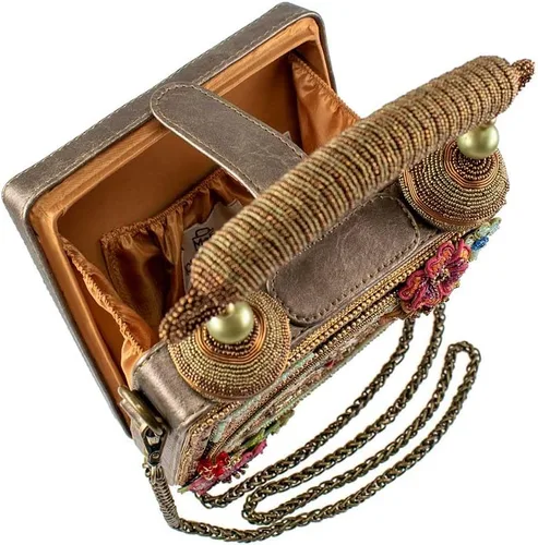 Vista 6 de Mary Frances Time of Your Life - Bolso de mano con cuentas y asa superior, multicolor