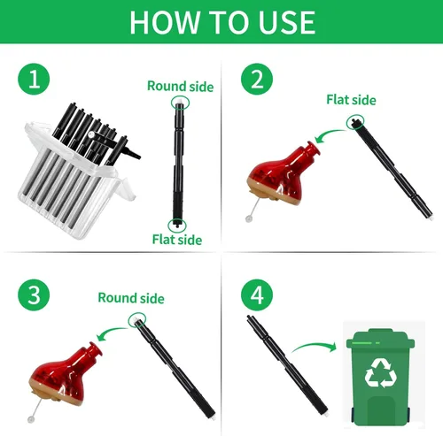 Vista 2 de Filtros de protección de cera para audífonos Trampas de cera de cerumen para Phonak, Resound, Widex y Unitron Accesorios con kit de cepillo