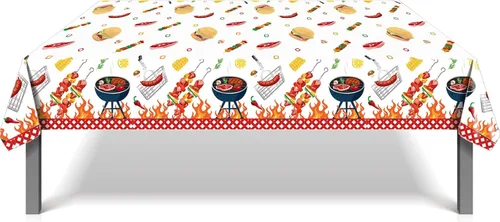 Vista 3 de Lide Road Paquete de 2 fundas de mesa de picnic para barbacoa, decoración de mesa al aire libre, mantel de ducha de bebé, cubierta de mesa