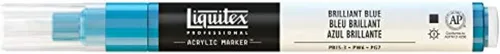 Vista 16 de Rotuladores de pintura Liquitex Professional, de punta ancha, Verde agua brillante, 8mm