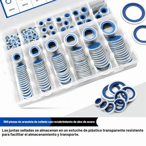 Vista 3 de Kit de junta tórica de aplastamiento de junta de sellado