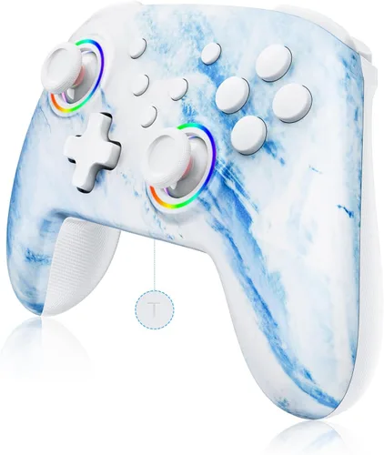 Vista 13 de Controlador inalámbrico NexiGo con efecto Hall (sin zona muerta) para Switch 2 y Switch, controladores para Nintendo Switch, controlador Bluetooth