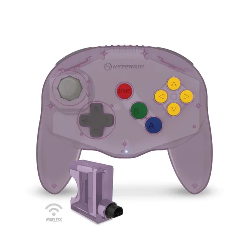 Vista 3 de Hyperkin "Admiral" Premium BT Controller for N64/ Nintendo Switch/ Lite/ PC/ Mac/ Android (Amethyst Purple) - Nintendo 64