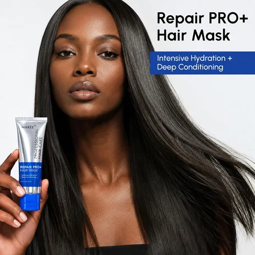 Vista 11 de MAREE Mascarilla capilar para cabello dañado - Colágeno y queratina