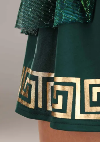Vista 3 de Impresionante vestido de disfraz de Medusa para mujer