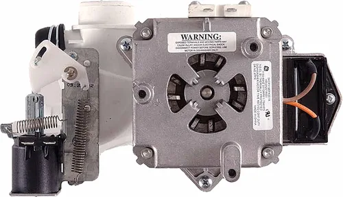 Vista 3 de GE WD26X10013 - Conjunto de bomba y motor originales OEM para lavavajillas GE