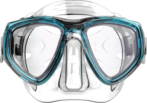 Vista 3 de SEAC Clear – Dual-Lens Silicone Diving Mask Antifog Low Volume Mask for Diving and Snorkeling
