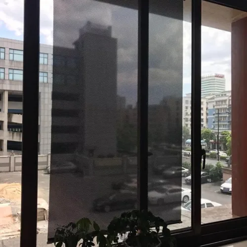 Vista 4 de PartyKindom Persianas enrollables opacas con ventosas, 49. 21 x 15. 74 pulgadas, persianas enrollables sin cordón para puerta de ventanas, cortinas