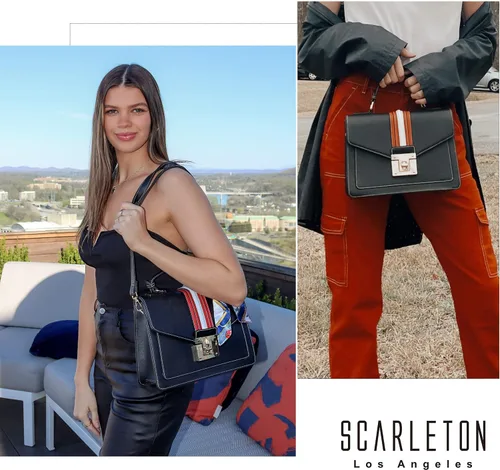 Vista 6 de Scarleton H2065 - Bolso de mano para mujer monederos para mujer