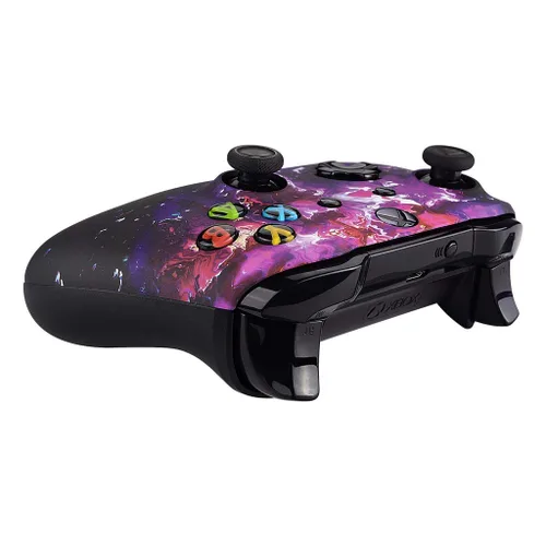 Vista 4 de Rapid Fire Custom Modded Controller compatible with Xbox One SX 40 Mods for All Major Shooter Games (3.5 mm jack) (Lava)