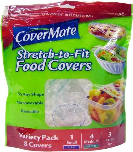 Vista 3 de Covermate Fundas elásticas para alimentos, cómodas bolsas resellables de Unknown