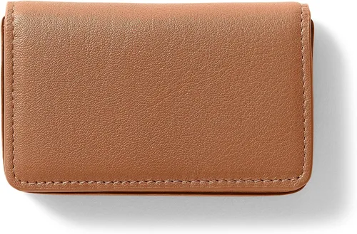 Vista 5 de Leatherology - Estuche delgado para tarjetas de visita con cierre magnético Negro Onyx