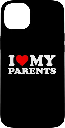 Vista 15 de I Love My Parents - Red Heart Case for iPhone 16