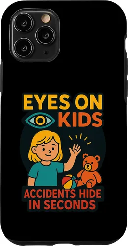 Vista 29 de Eyes on Kids Child Safety Gift for Moms, Granny, Grandad Case for iPhone 16