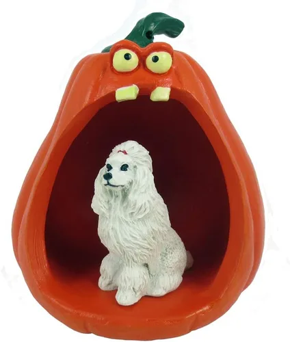 Vista 228 de Conversation Concepts Figura de Corgi galés de Halloween y calabaza Welsh Corgi Pembroke