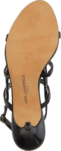 Vista 3 de Karl Lagerfeld Paris DEXTRA - Sandalias de tacón con correa al tobillo para mujer