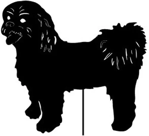Vista 2 de Shih Tzu Garden Stake or Wall Hanging/Dog Memorial