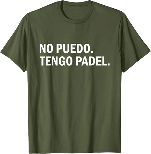 Vista 57 de Camiseta de jugador divertido No Puedo Tengo Padel Hobby