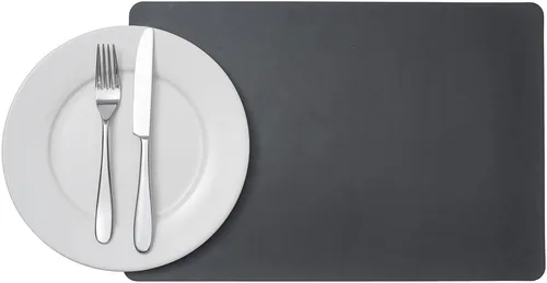 Vista 22 de Restaurantware Juego de 6 manteles individuales de cocina de 16 x 12 pulgadas para mesa de comedor en relieve, impermeables, con forma de huevo