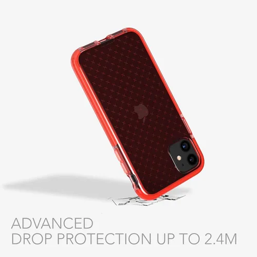 Vista 8 de tech21 Evo Check - Funda para Apple iPhone Coral